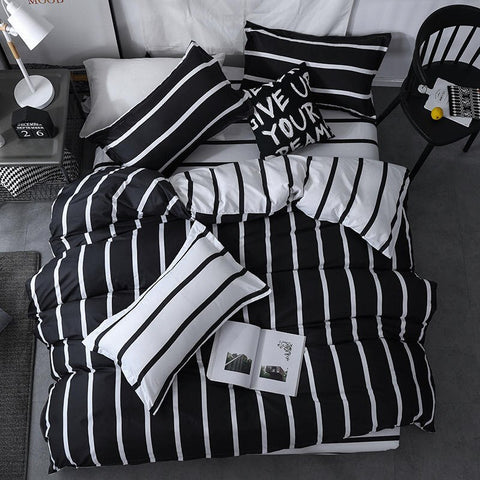 Black & White modern bed set design