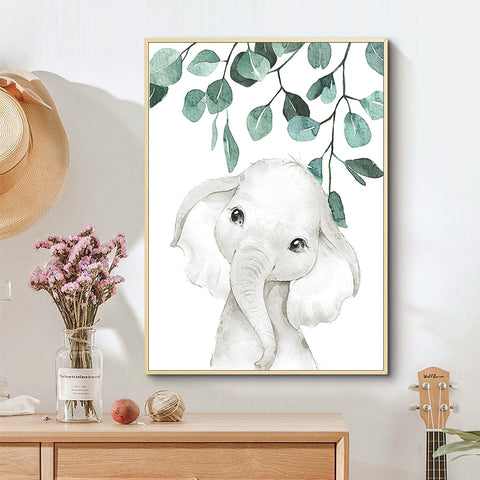 baby elephant canvas