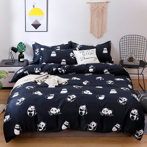 panda bed set for kids