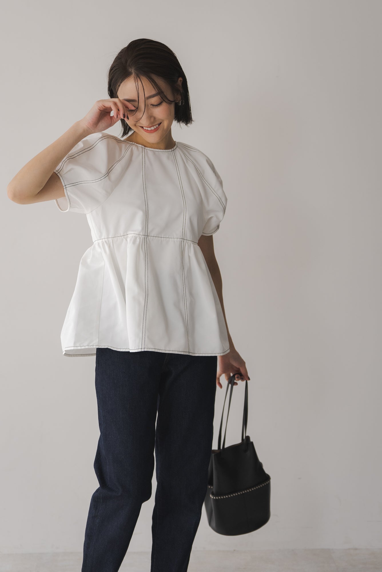 DOUBLE STITCH BLOUSE