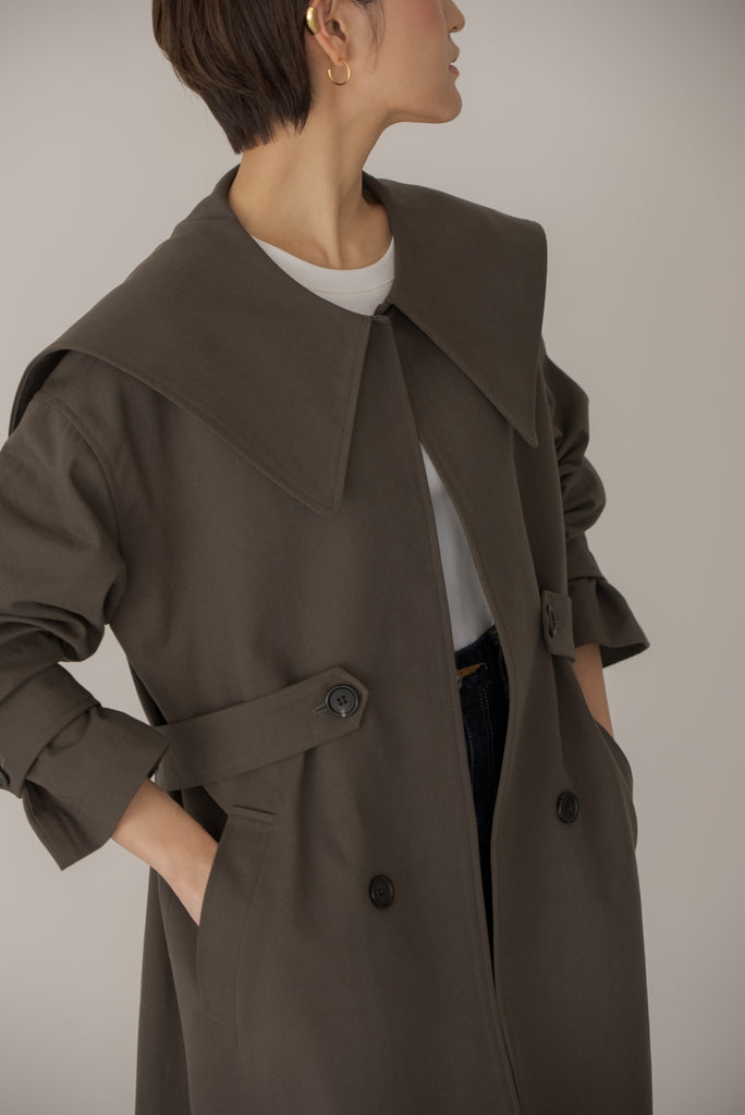 ビッグカラー ツイルコート｜BIG COLLAR TWILL COAT – regleam