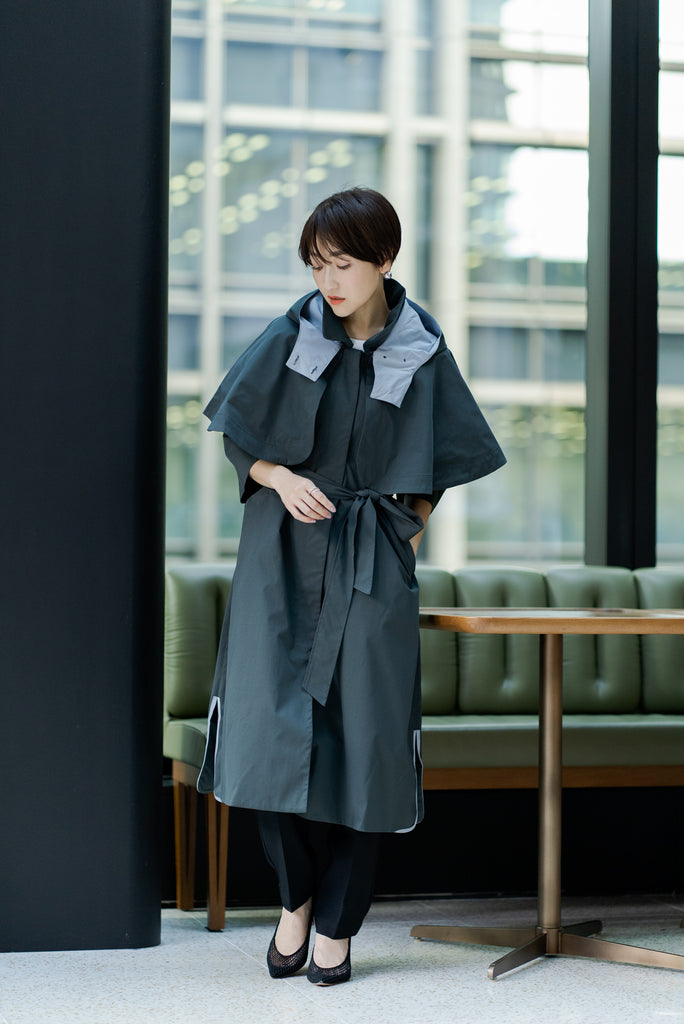 フーディーケープコHOODY CAPE COAT regleam-