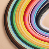 50 Colors 500 Paper Quilling Strips 54cm Long