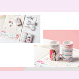 Old Day Series 7 Rolls Decorative Washi Tapes Set for Journaling Scrapbooking