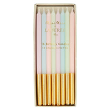 Load image into Gallery viewer, Ladurée Gold Dipped Candles
