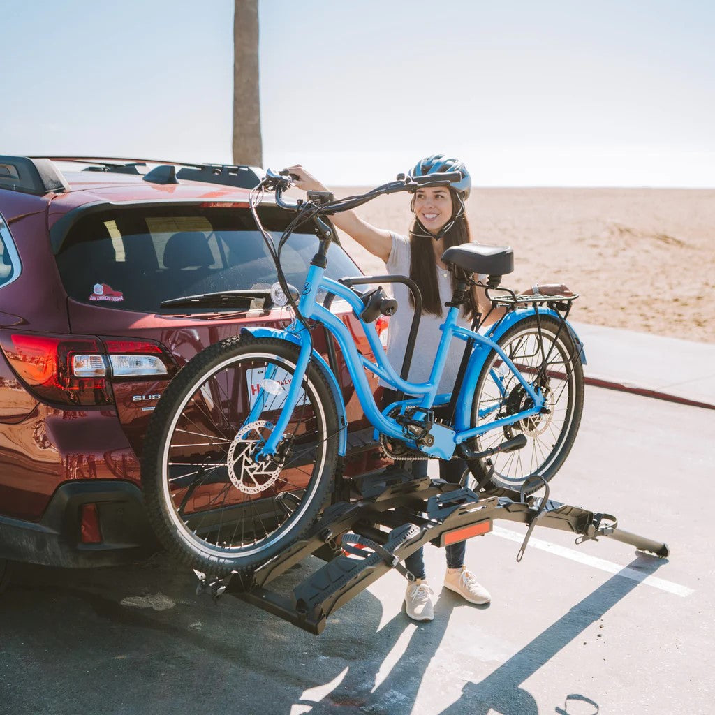 Destination E, Bike Rack with Ramp for Electric Bikes