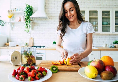 Women cooking, diet, menstruation