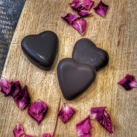 heart cacao rose love