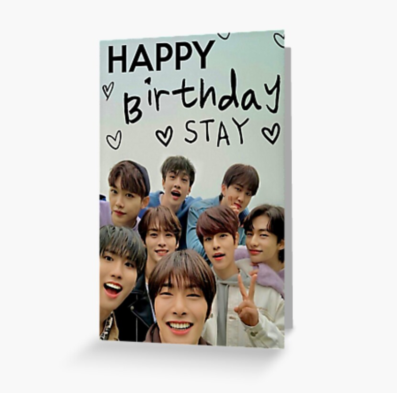 Stray Kids Birthday Greeting Card Euphoria Kpop Shop