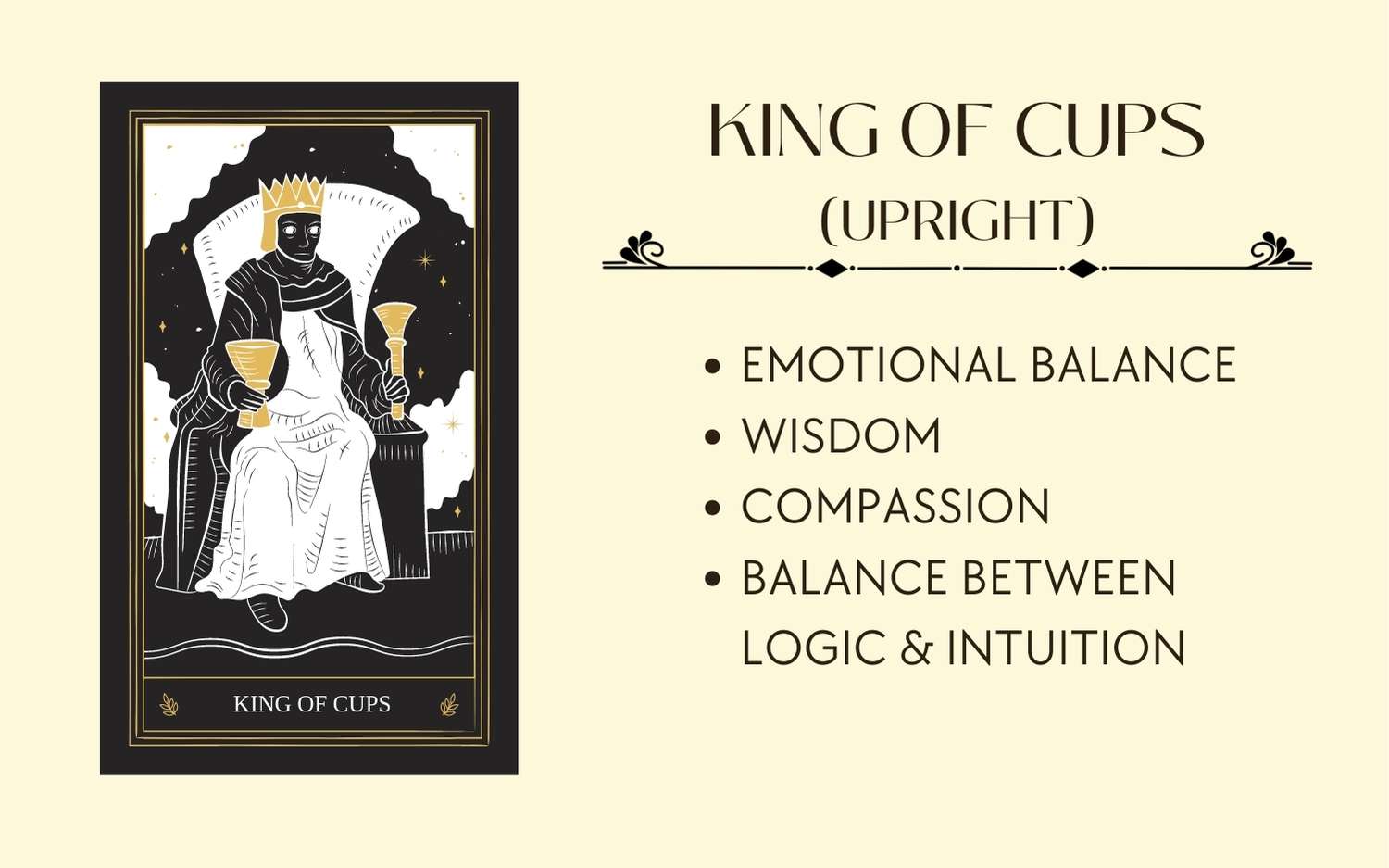 King of Cups Upright Keywords