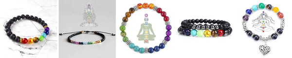 echte Chakra Armbänder