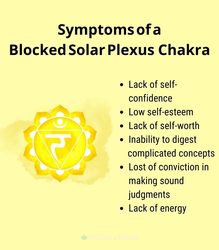 Chakra del plesso solare - Sintomi del chakra bloccato