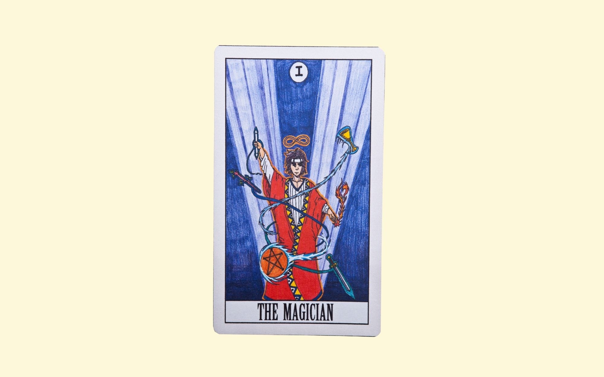 el significado de la carta del tarot vertical del mago