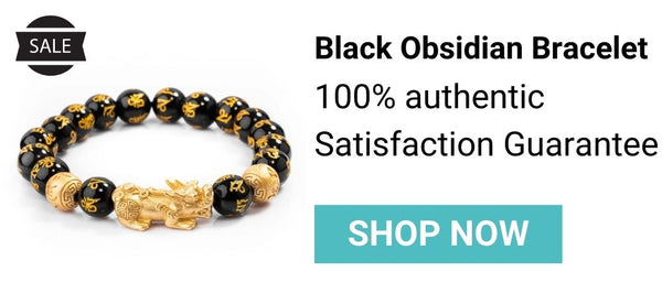 real black obsidian bracelet
