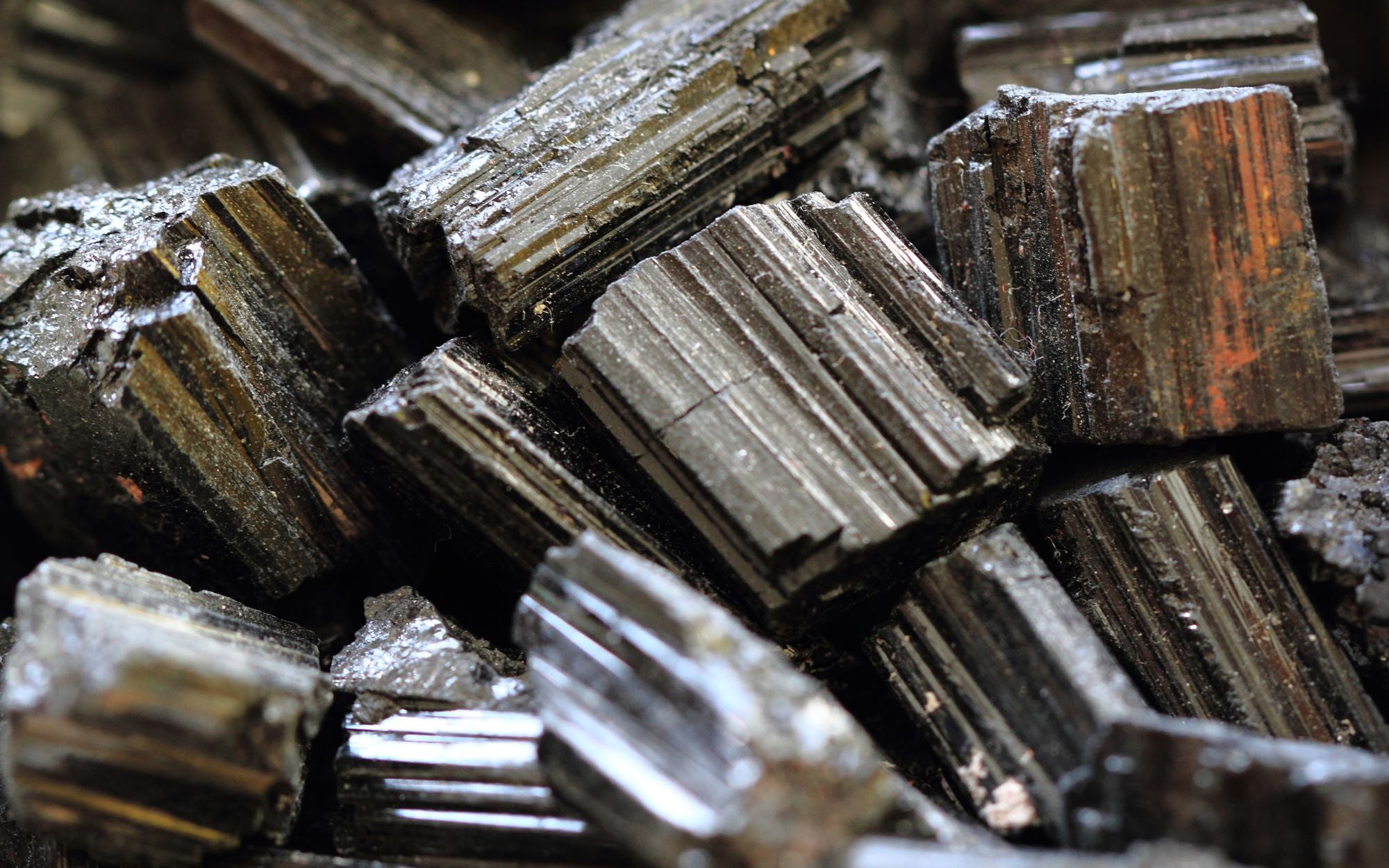 Black Tourmaline Crystal Combinations