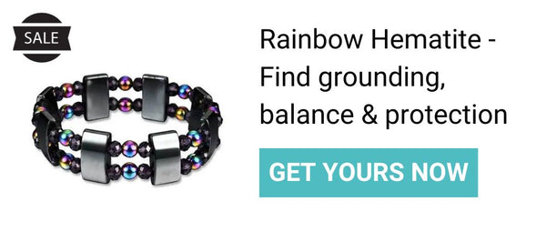 buy rainbow hematite bracelet