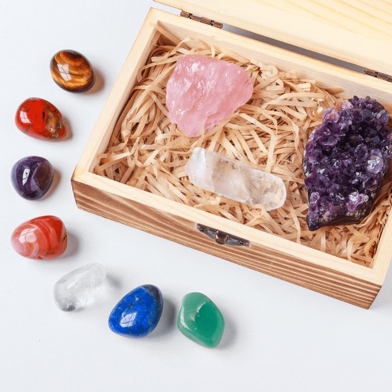 healing crystals - gift for yoga lovers