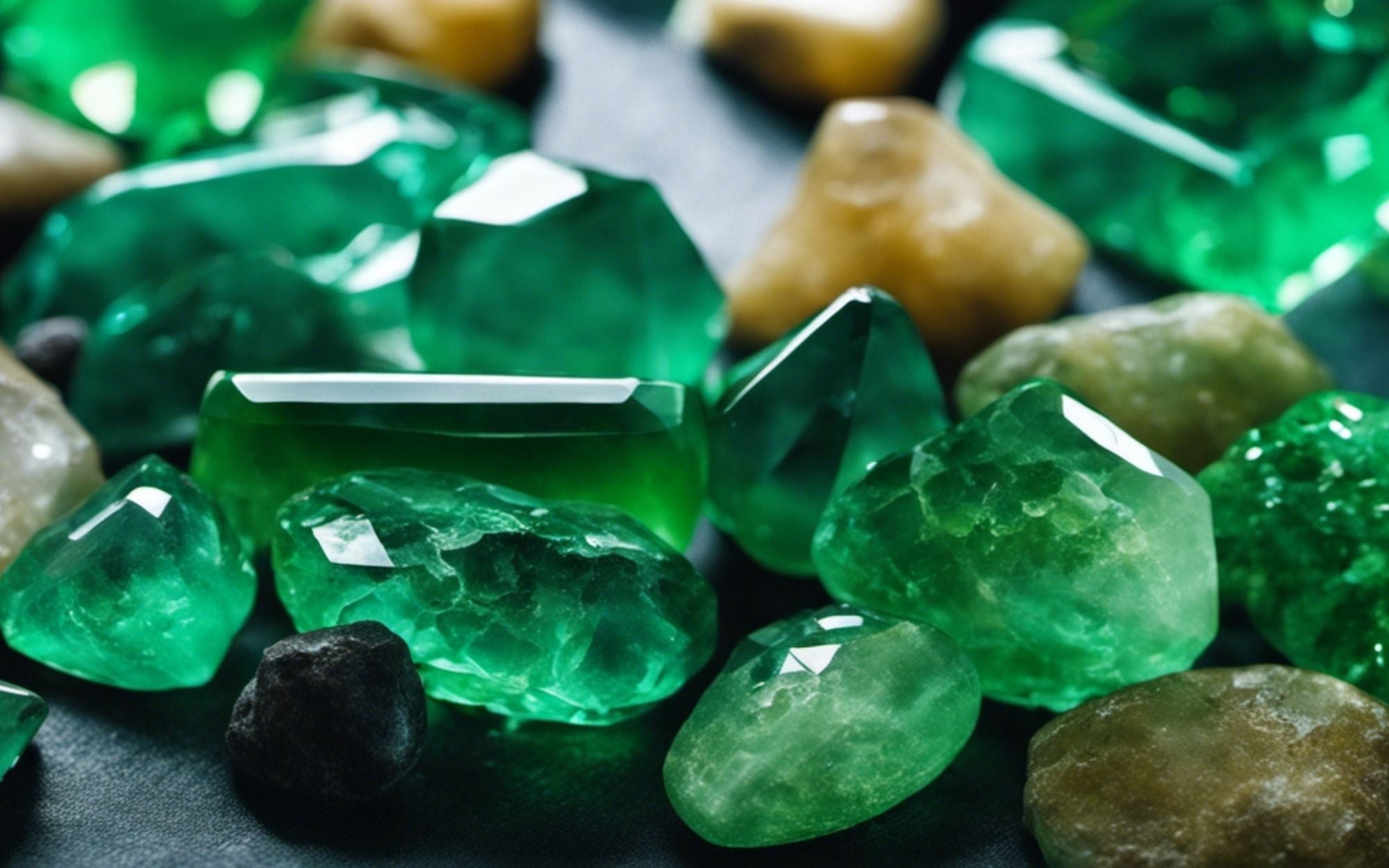 crystal colors and their meanings - green crystals