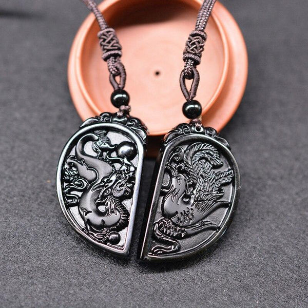 dragon and phoenix necklace 