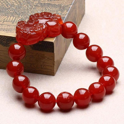 Pulsera Pixiu Ágata Roja