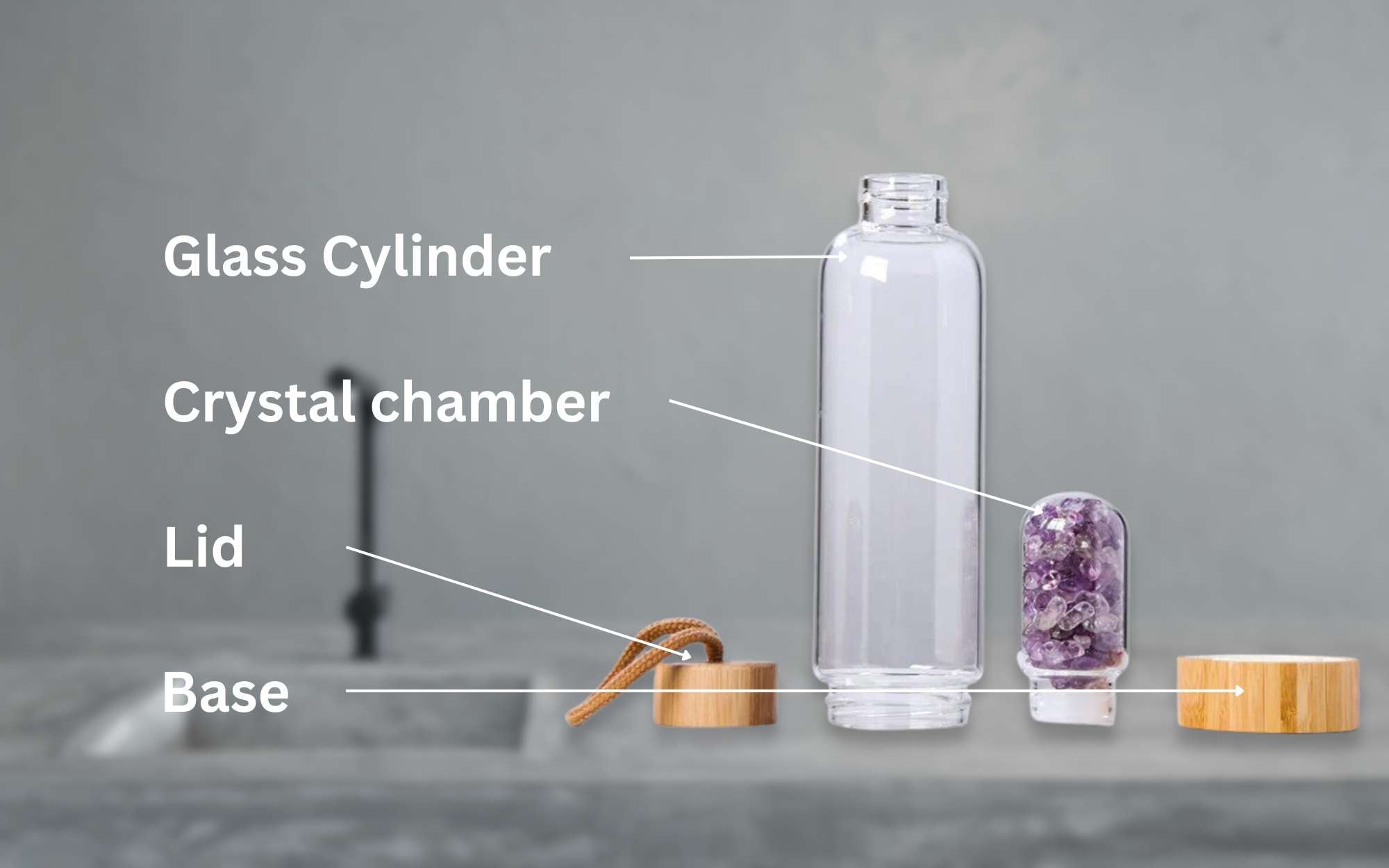 Esta es la mejor forma de limpiar las botellas de agua de cristal
