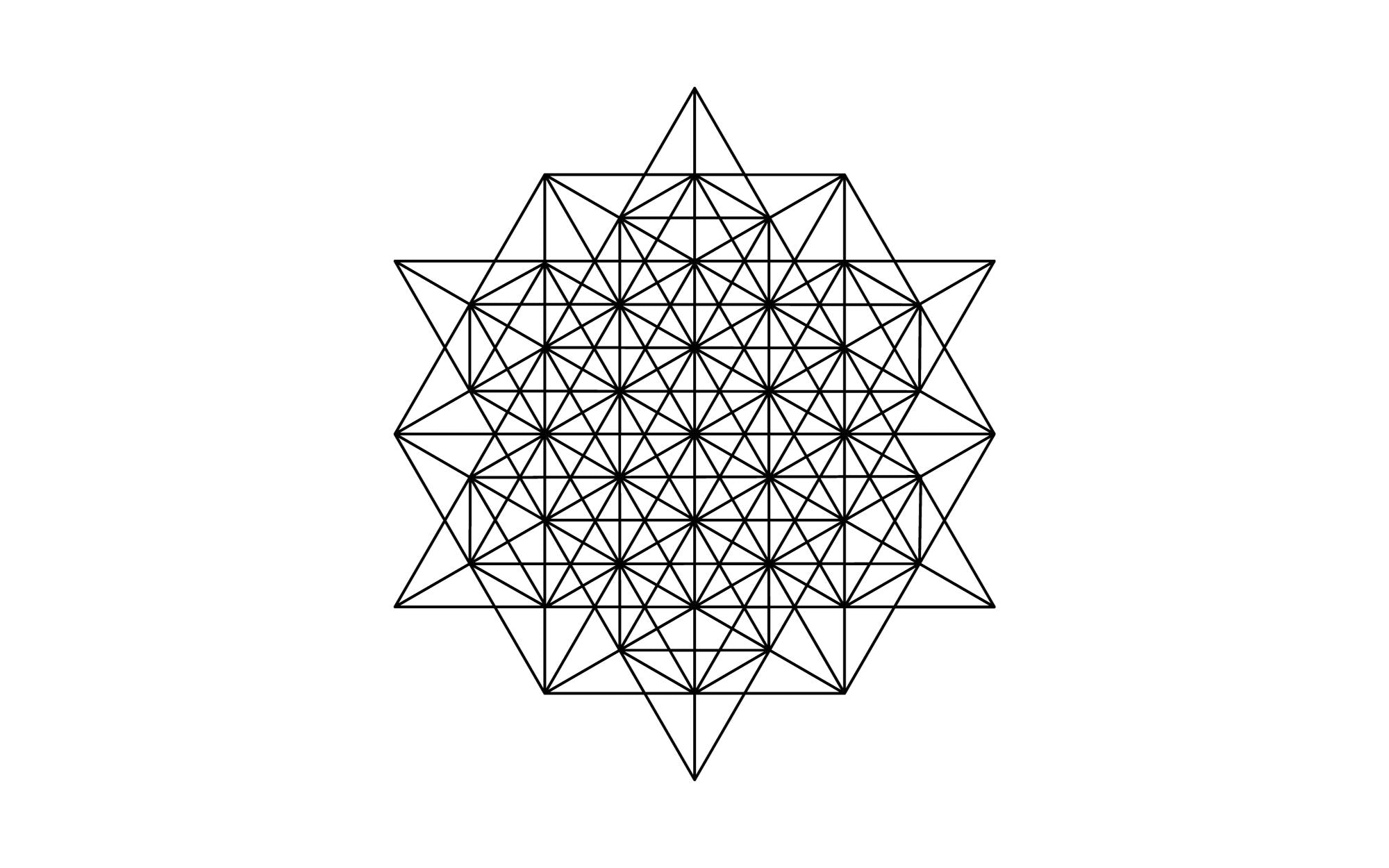 Symbole und Bedeutungen der heiligen Geometrie - Gitter des Lebens