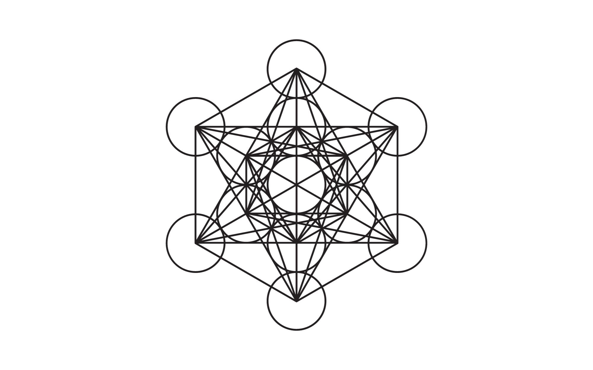 Symbole und Bedeutungen der heiligen Geometrie - Metatrons Würfel