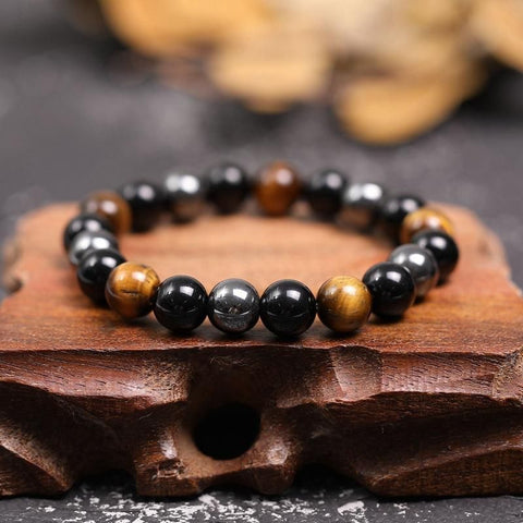 pulsera de triple protección - regalos espirituales para hombres