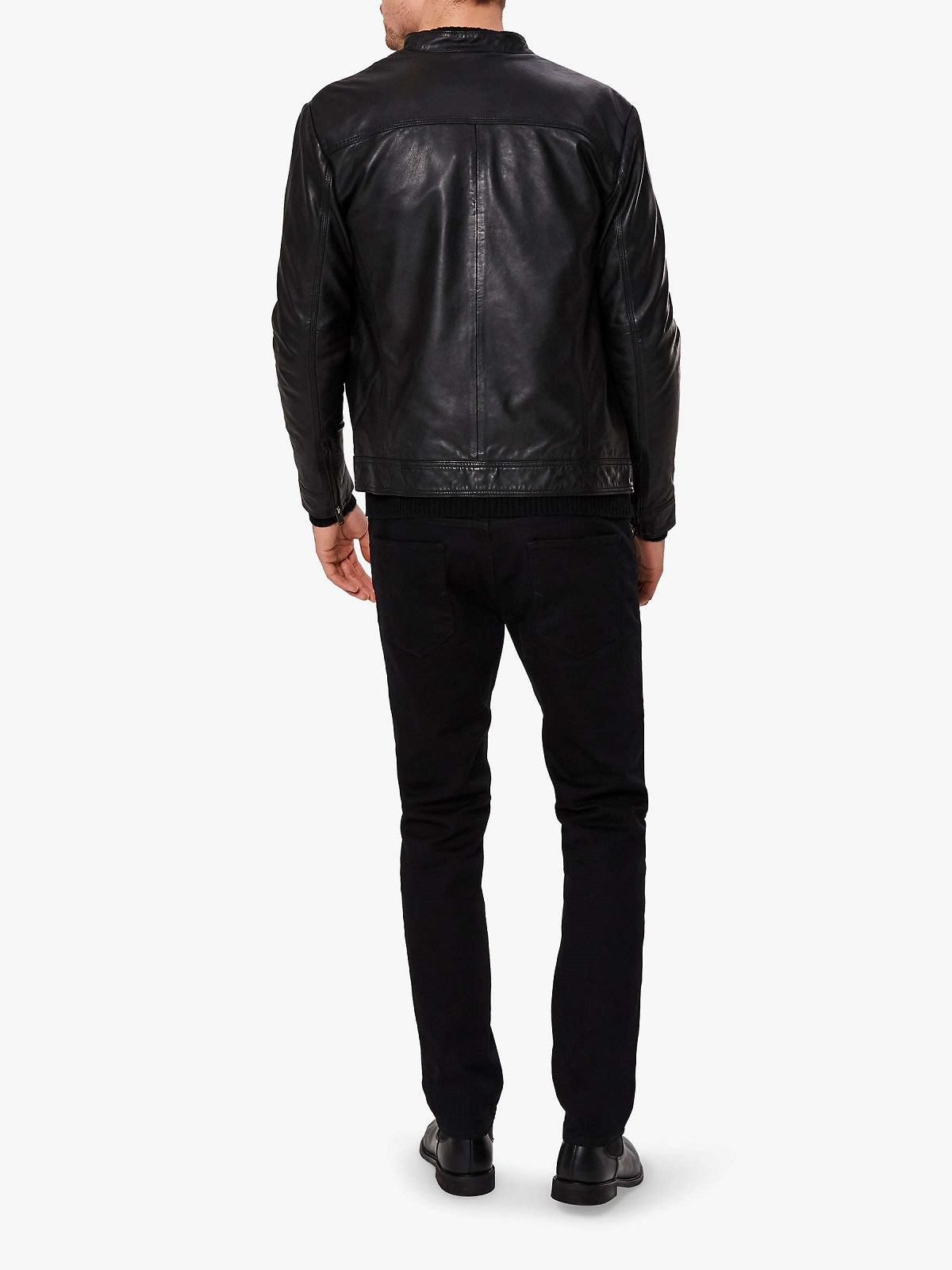 Majestic Black Jacket For Men | Black Leather Jacket Mens | Men Jacket