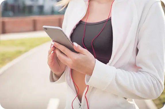 Klassische Sportkopfhörer