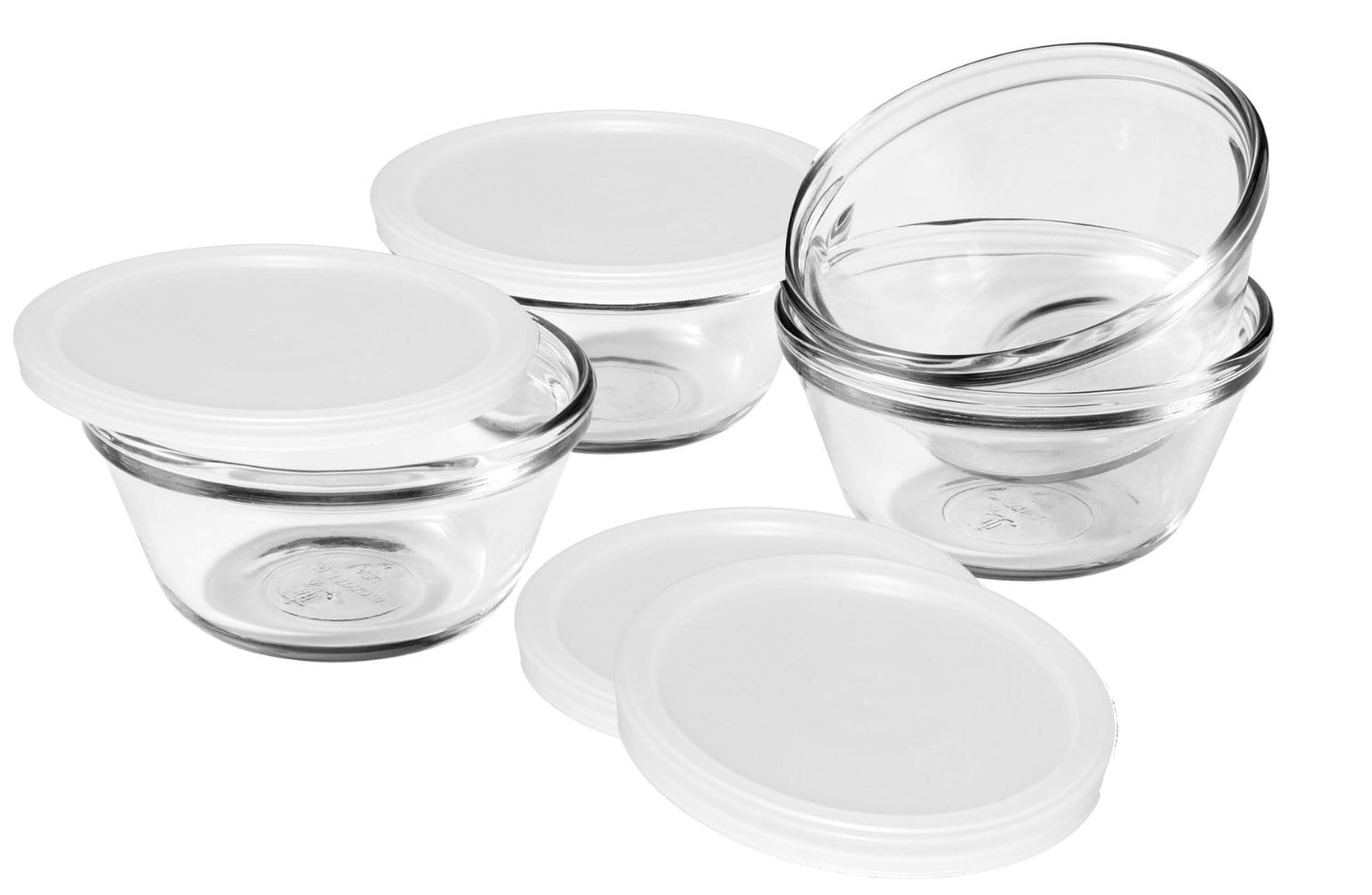 Anchor Containers and Lids, 1 Cup - 8 pieces