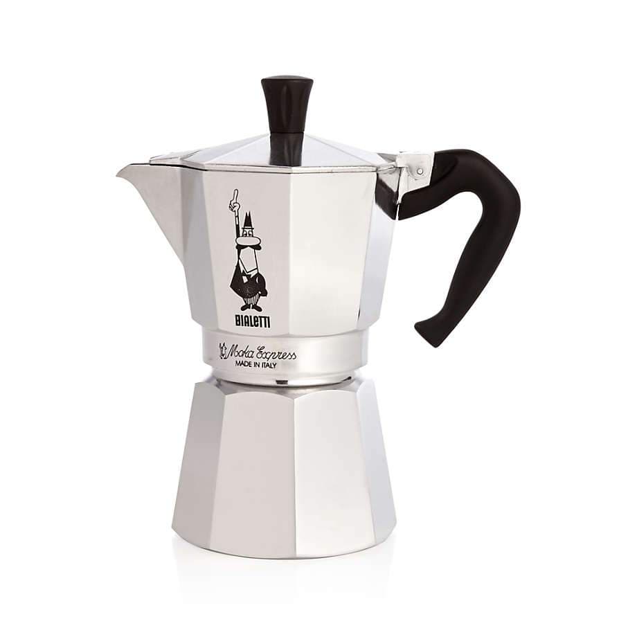 Stovetop Espresso Moka Coffee Maker: Milano - Black 3 cup – Bald Head Coffee