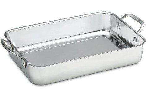 Chef's Classic™ Stainless 16 Roasting Pan with Rack 