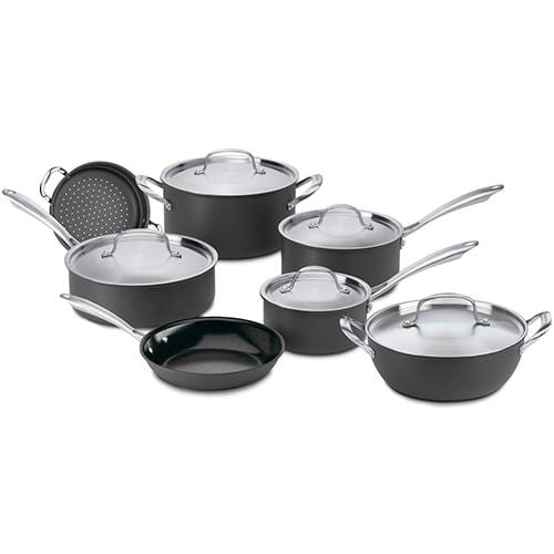 T-fal Signature 12-Piece Aluminum Cookware Set with Lids C111SC74