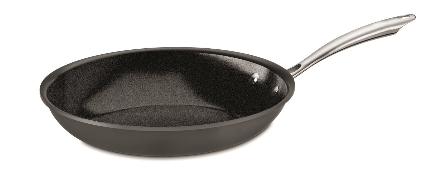 Cuisinart FP2-24BK 10-inch Nonstick Set Frittata Non-Stick Sauce Pan,  Black/Stainless Steel