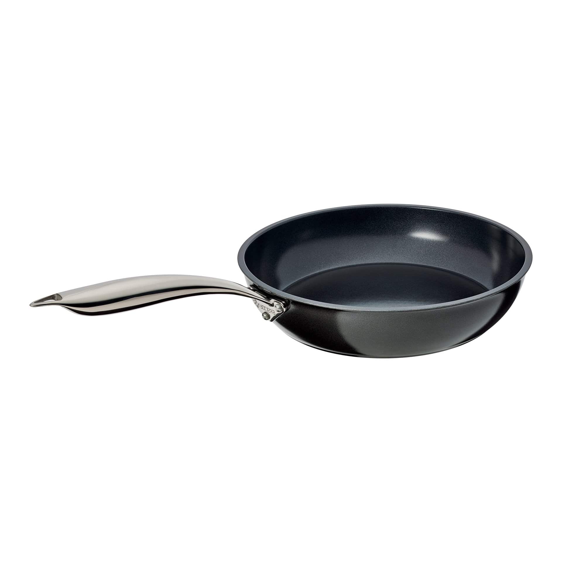 Kyocera Ceramic Nonstick Fry Pan, 12 inch, Black Ceramic Coated