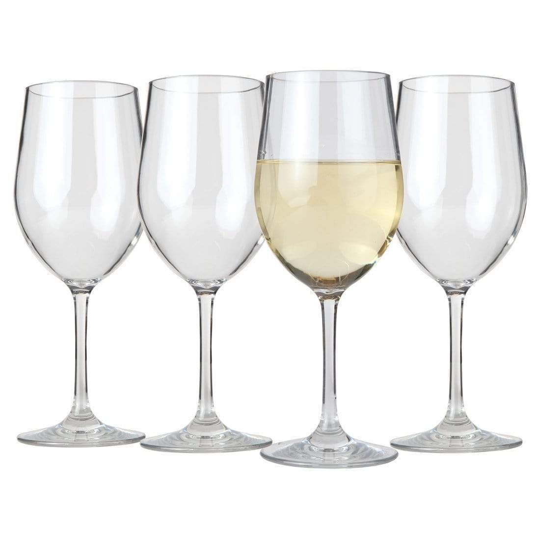 Concerto Stemless Wine Glasses 11 oz. Set of 12, Bulk Pack - Restaurant  Glassware, Perfect for Red Wine, White Wine or Cocktails - Pink