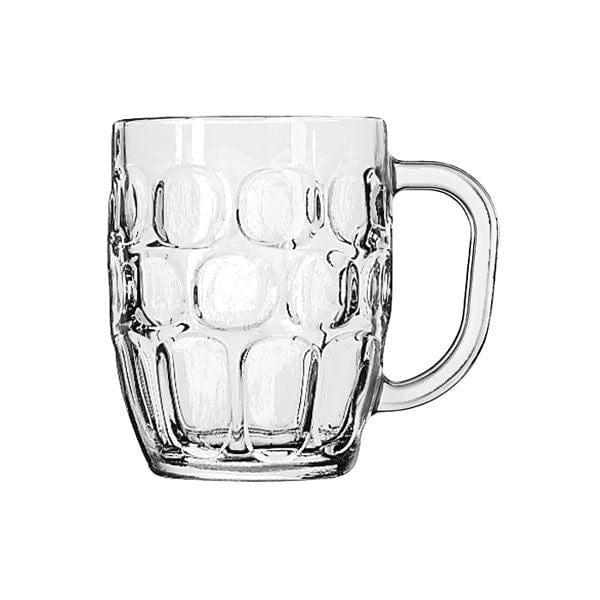 Libbey Heidelberg Glass Beer Mugs, 16-Ounce, Set of 4