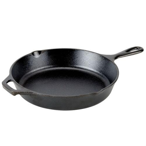 Lodge Manufacturing Company CRS10HH61 Carbon Steel Skillet, 10-inch,  Black/Orange