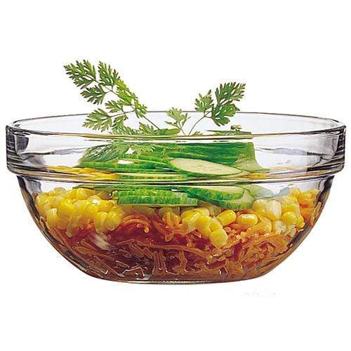 Clear Glass Stackable Prep Bowls 4 Pack - World Market