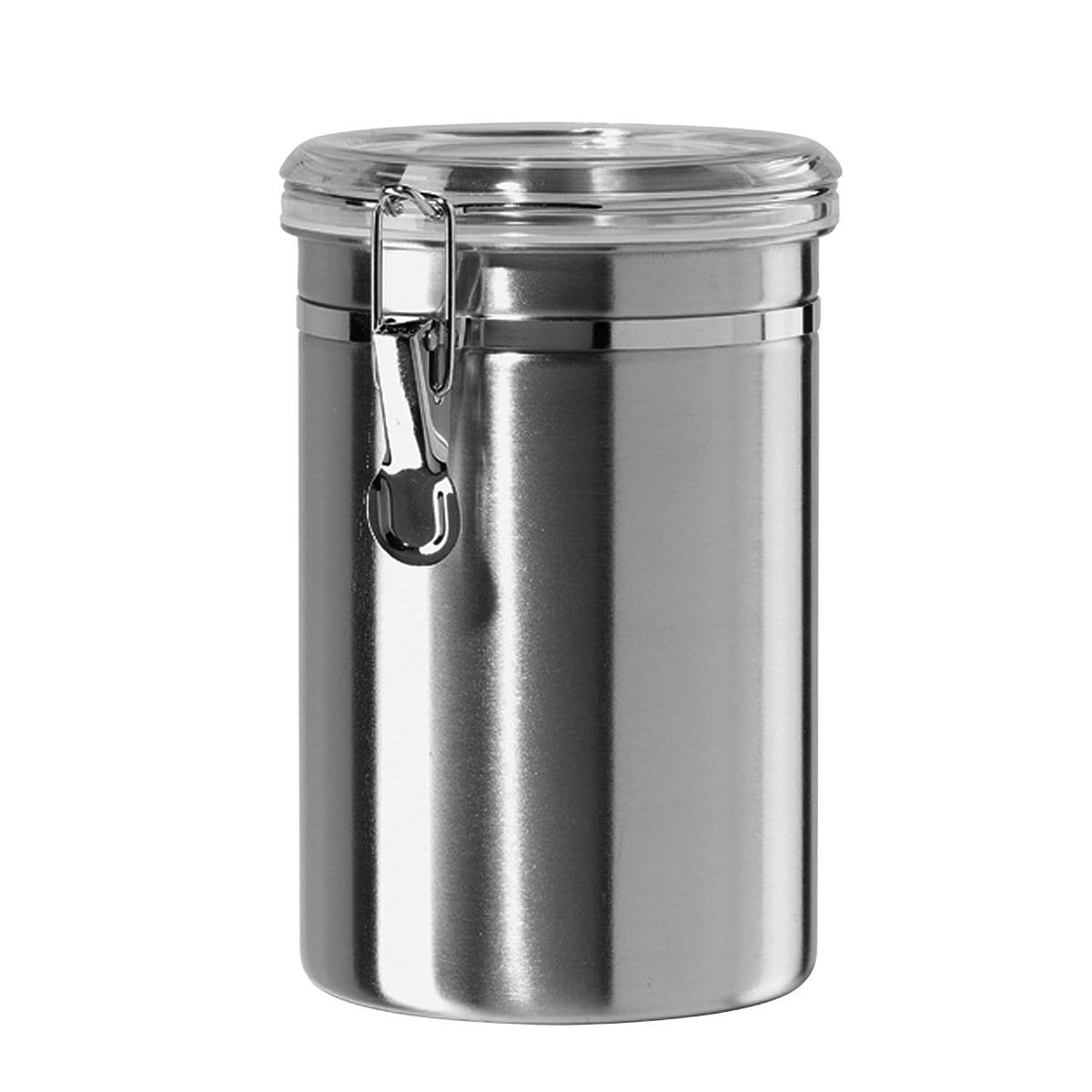 Oggi 28-Ounce Clear Acrylic Canister with Locking Clamp 