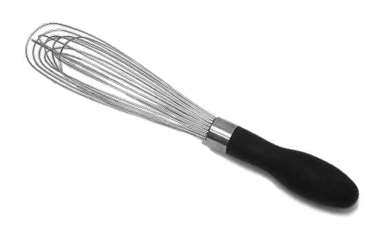 All Metal Wire Whisk with Hanging Loop (3 1/2” handle / 7 1/2” wires) –  Acorn Cake Supply