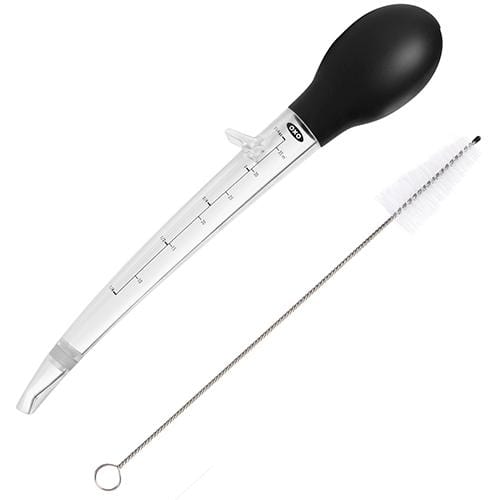 OXO Good Grips Angled Turkey Baster with Cleaning Brush 