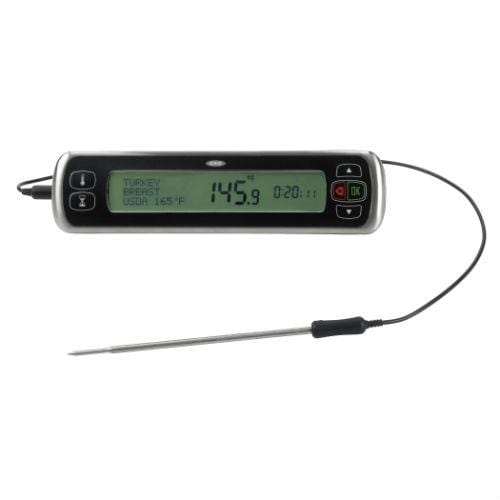 Kritne Digital BBQ Meat Thermometer Fork Grill Fork with LCD