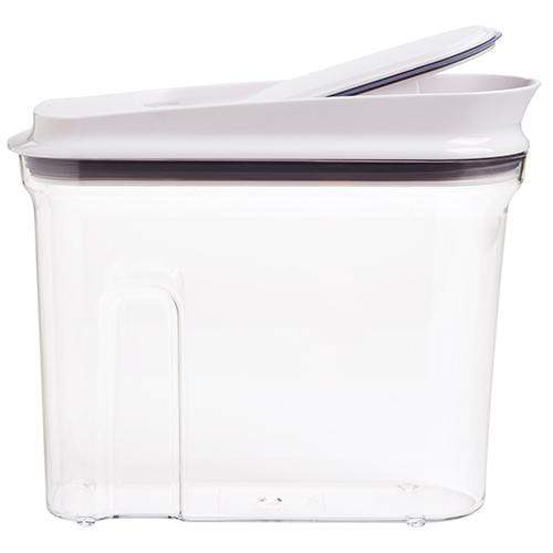 OXO Pop 2.7qt Plastic Rectangle Airtight Food Storage Container White