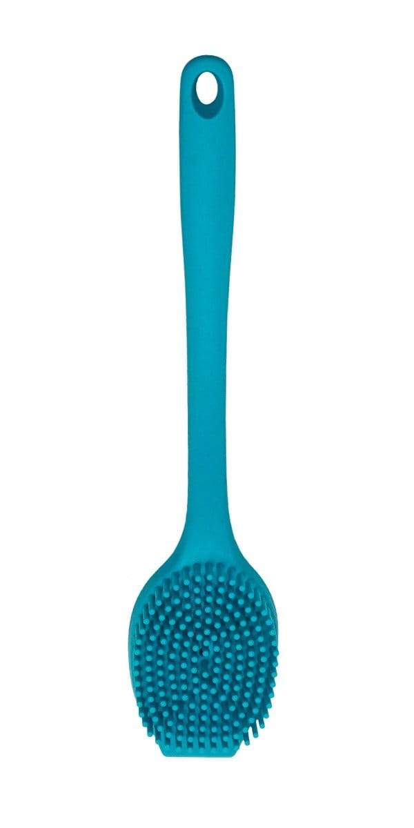 Peachy Clean Silicone Kitchen Dish Scrubber - Peach Scented Scrubbing Sponge