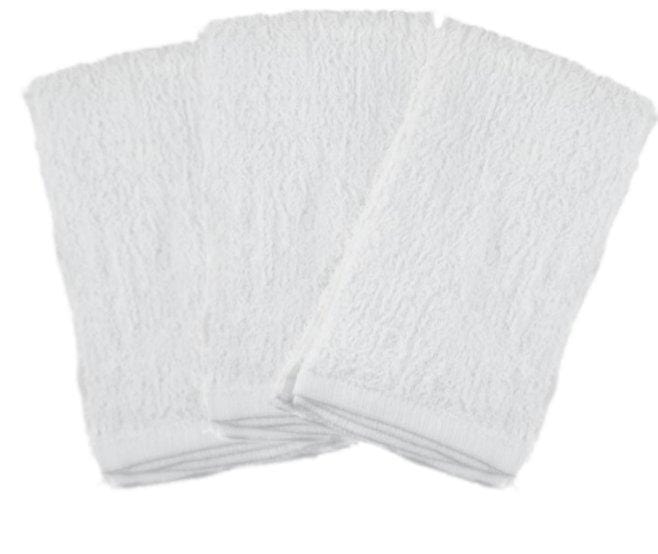 Healthcare Economy Ribbed Bar Mop, 15x18-White by HR Cotton