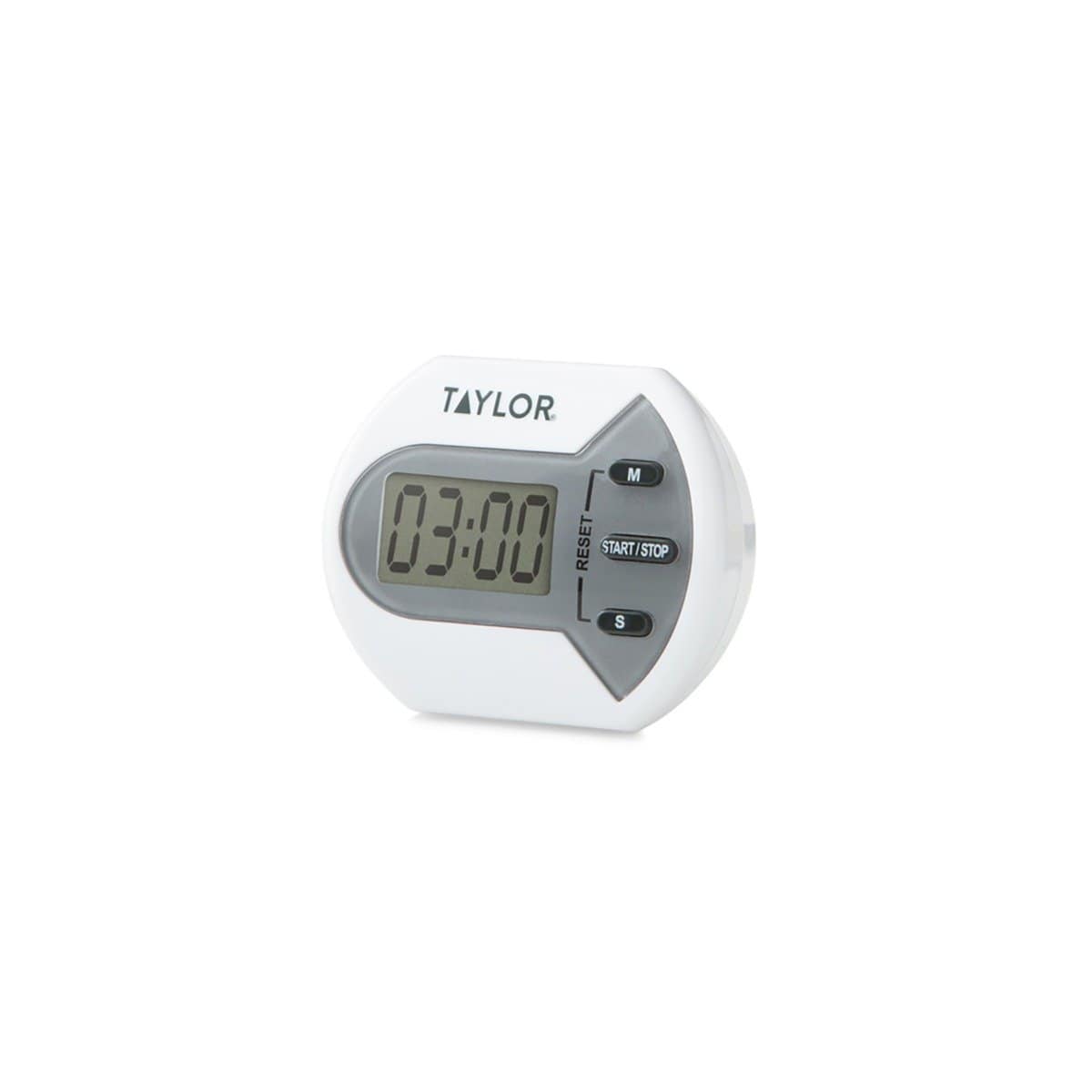 Polder 898-90 Timer, Clock, & Stopwatch, White 