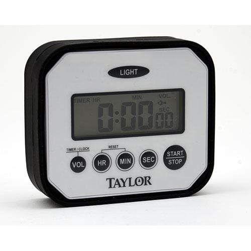 Polder Polder E898B 3-IN-1 Timer, Clock and Stopwatch, Black