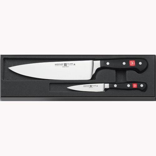 Wüsthof Classic 2 Piece Santoku Knife Set